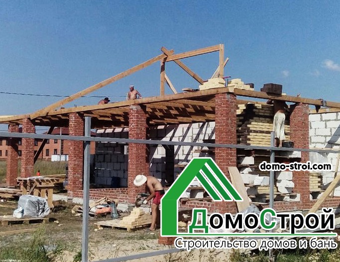 Баня из Кирпич